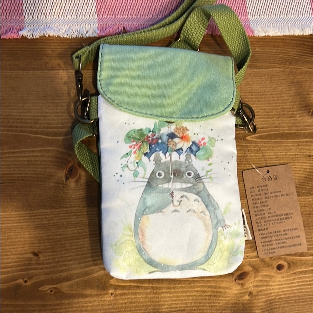 Crossbody Bag with Totoro Design